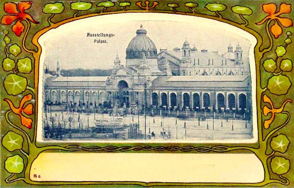 Exposición de construcción en Alemana Stübelallee palacio bella época Dresde