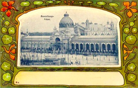 Exposición de construcción en Alemana Stübelallee palacio bella época Dresde