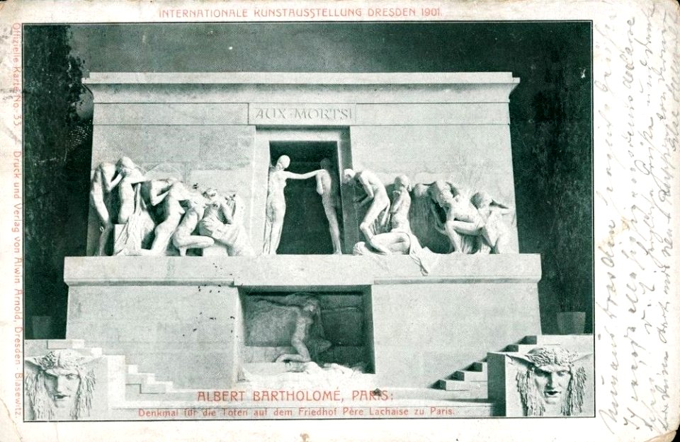 Exposición internacional de arte 1901 memorial de la muerte bella época Dresde