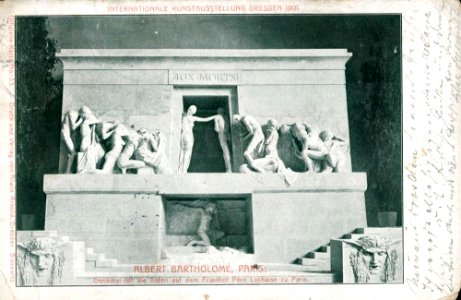 Exposición internacional de arte 1901 memorial de la muerte bella época Dresde