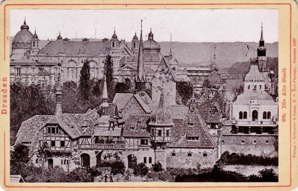 Exposición El casco antiguo conjunto bella época dresde