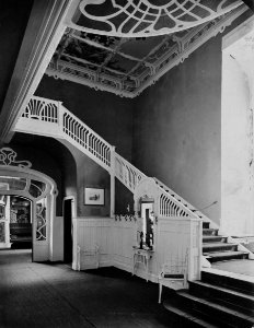 Exposición de arte alemán - piso y vestíbulo III bella época Dresde
