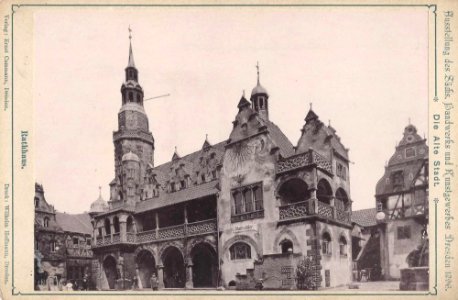 Exposición El casco antiguo ayuntamiento bella época dresde