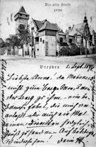 Exposición El casco antiguo plataforma postal bella época dresde