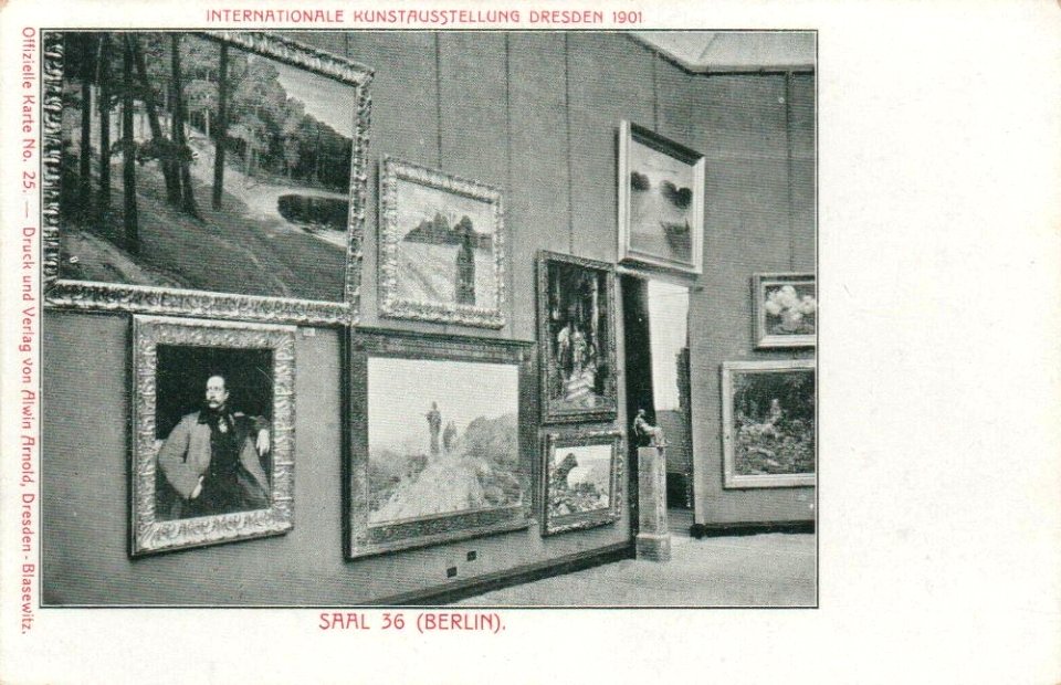 Exposición internacional de arte 1901 Berlin bella época Dresde