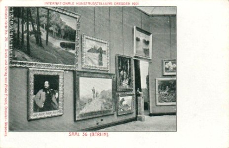 Exposición internacional de arte 1901 Berlin bella época Dresde
