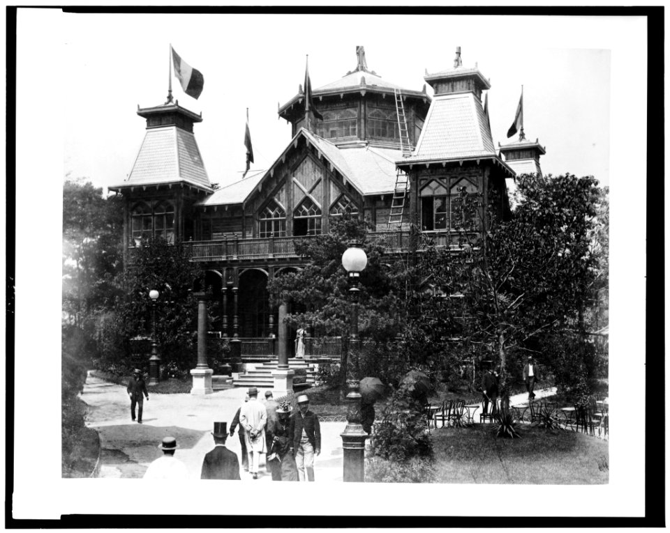 Exposition building, Paris Exposition, 1889 LCCN92520823