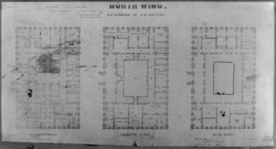 Extension of the U.S. Capitol, north wing LCCN2002718282