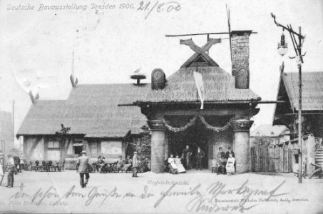 Exposición de construcción en Alemana herrería germánica bella época Dresde