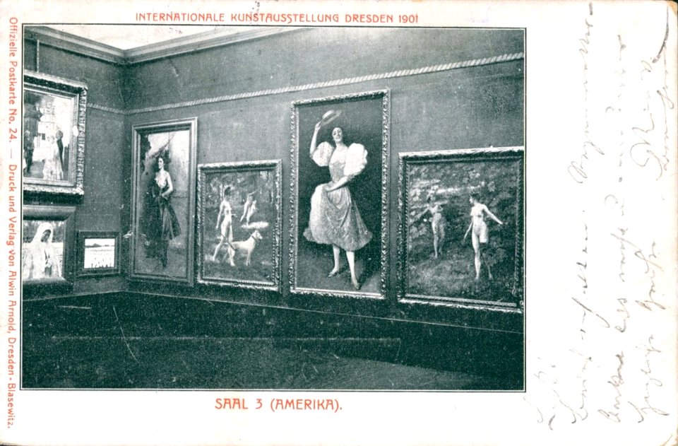 Exposición internacional de arte 1901 America bella época Dresde