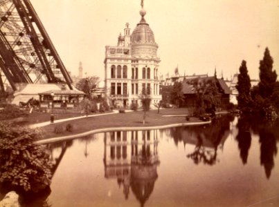 Exposition universelle de 1889 - Pavillon de l'industrie du gaz photo