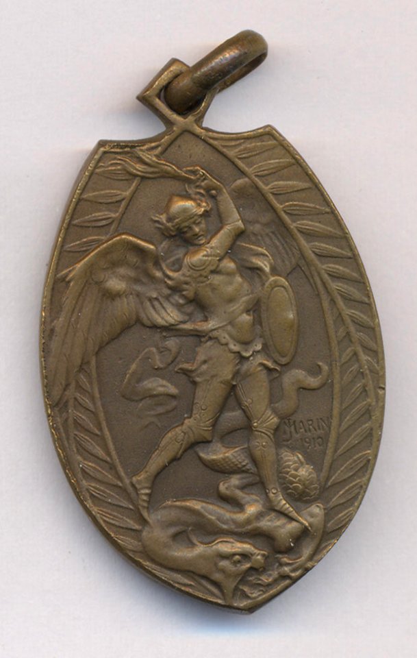 Exposition Universelle et Internationale de Bruxelles 1910 32e Fête Fédérale Belge de Gymnastique, medal by Jacques Marin (1877-1950), Belgium, 1910, Coins and Medals Department of the Royal Library of Belgium, 2M204 - 23 (recto)
