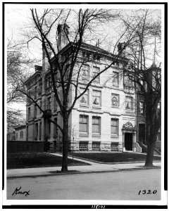 Exterior of home of Senator Philander Knox, 1527 K Street, NW, Washington, D.C. LCCN90710376