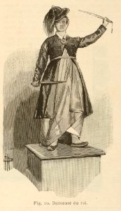 Exposition objets coréens, Le Monde Illustré - 14 - Danseuse du roi