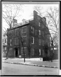 Exterior of Rodgers House, 17 Madison Place, Washington, D.C. LCCN95503561