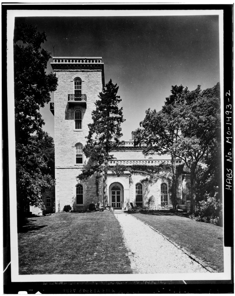 Exterior 1940 - Selma Hall, Crystal City, Jefferson County, MO Photos from Survey HABS MO-1493