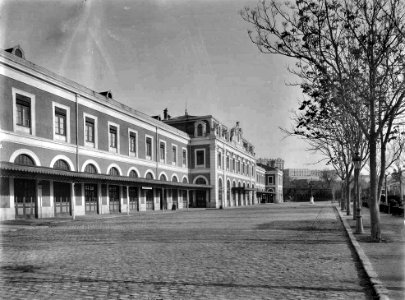 Exterior de la estación del Norte, Madrid