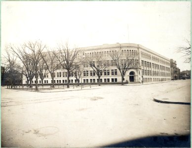 Exterior of McKinley Manual Training School, 7th Street and Rhode Island Avenue, Washington, D.C. LCCN2002695410 photo