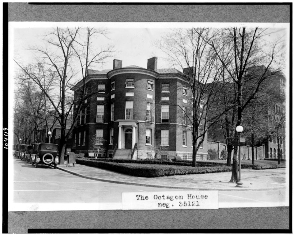 Exterior of the Octagon House, Washington, D.C. LCCN91783918