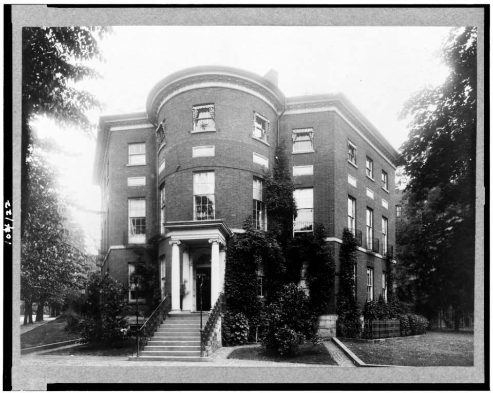 Exterior of the Octagon House, Washington, D.C. LCCN91783923