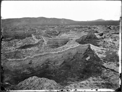Extinct soda spring basin, on Bear River, Utah - NARA - 516725