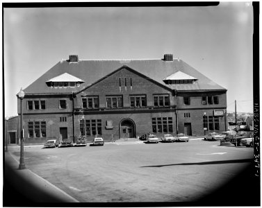 EXTERIOR, WEST ELEVATION - New London Railroad Station