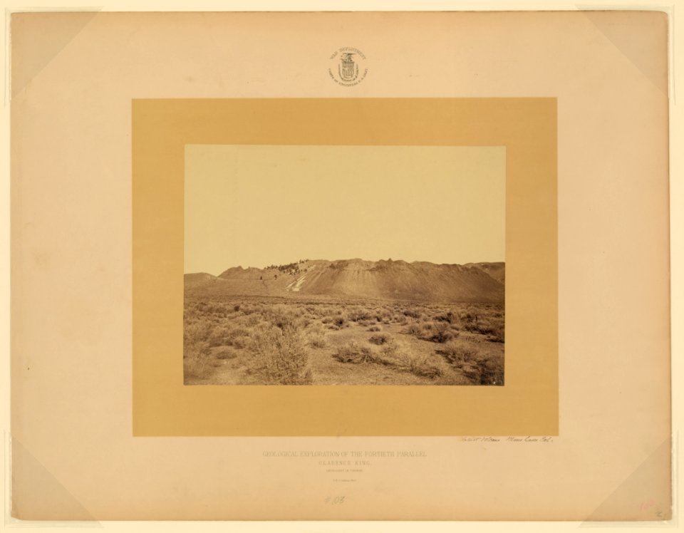 Extinct volcano, Mono Lake, Cal. - T. H. O'Sullivan, phot. LCCN2006683873