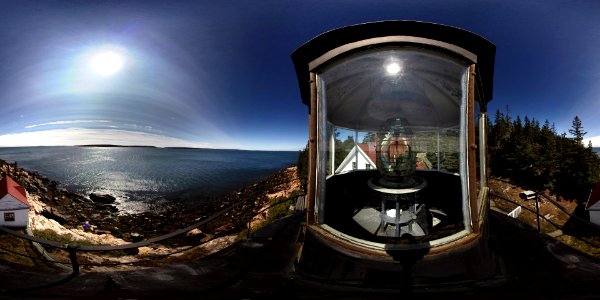External 360 degree view from Bass Harbor Head Light