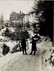 Exzellenz Roth mit seinem Generalstabschef Oberstleutnant von Langer, am 19.2.1916. (BildID 15579755)