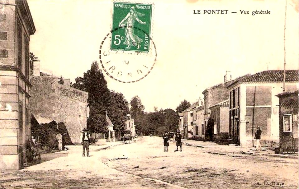 Eyrans - Le-Pontet - bourg 1