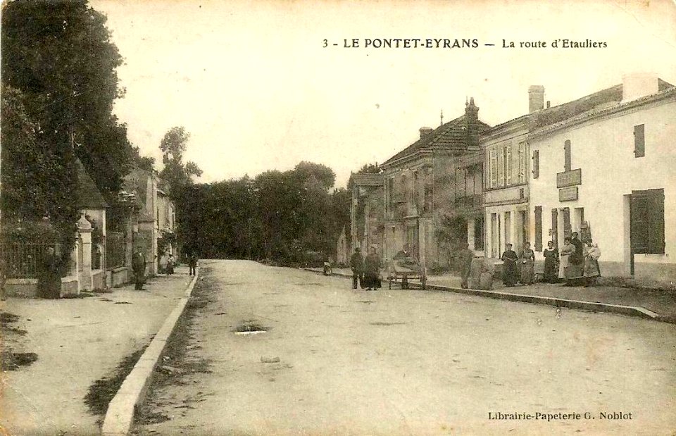 Eyrans - Route d'Etauliers