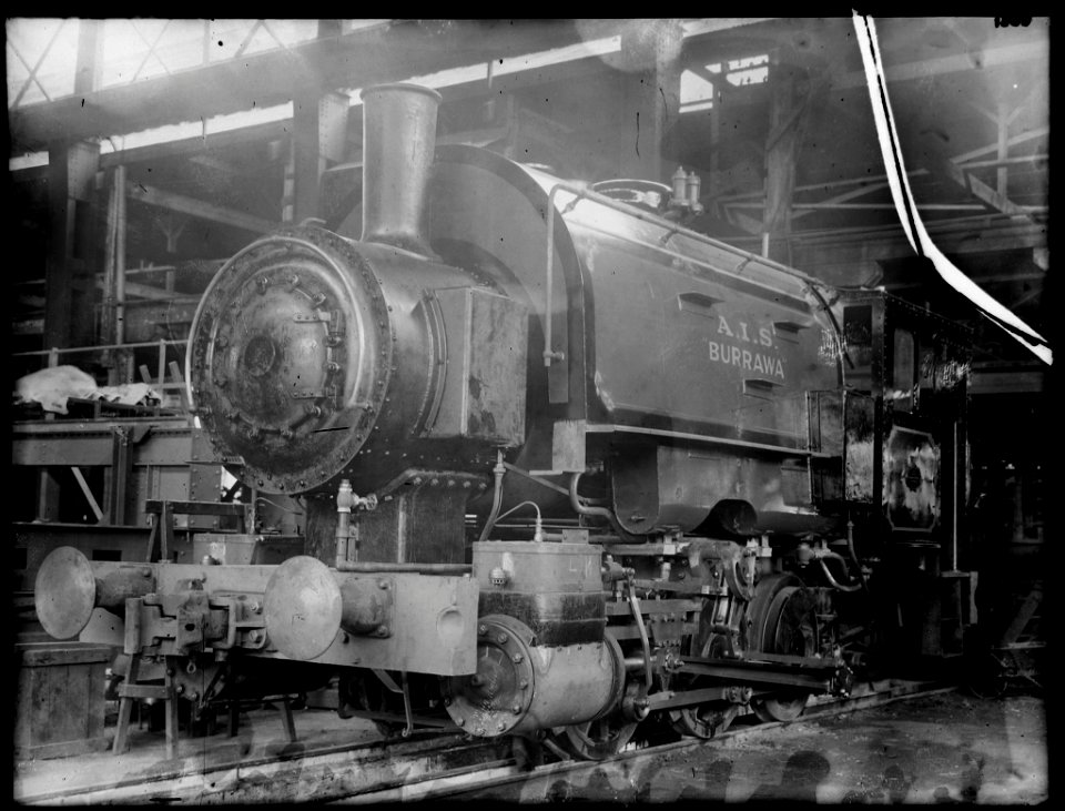F a steam locomotive, 'Burrawa'