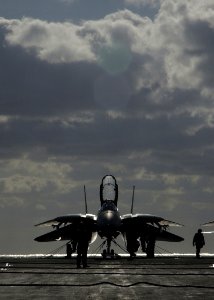 F-14 Tomcat on Carrier