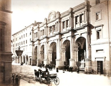 F Brandseph - Zentralbahhof Schloßstraße, Außenansicht 1867-68 (ZBm168)