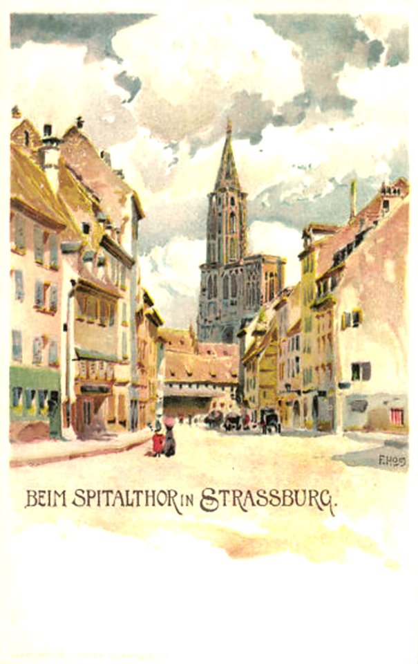 F X Hoch Straßburg Beim Spitalthor