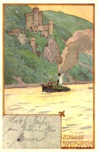 F X Hoch Schloss Rheinstein