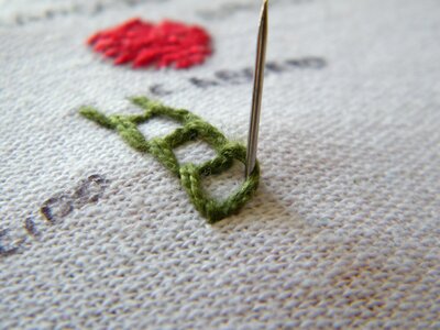 Encyclopedia tissue sewing photo