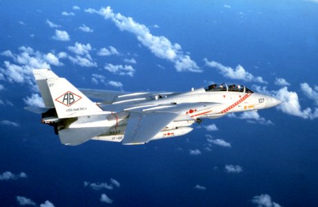 F-14A Tomcat VF-102 in flight 1982