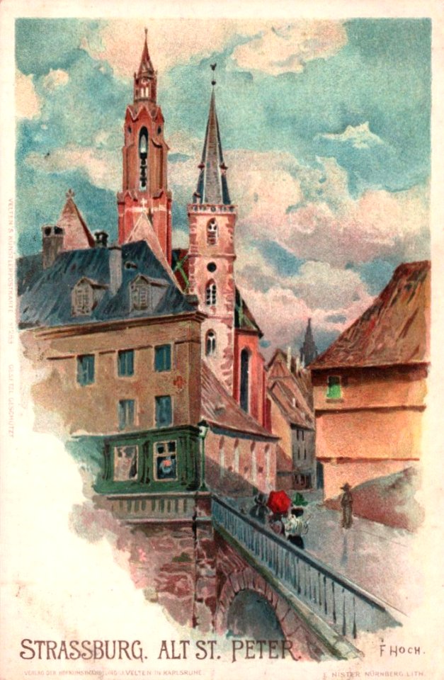 F X Hoch Straßburg Alt St Peter