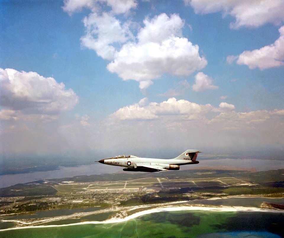 F-101 over Tyndall AFB 1981