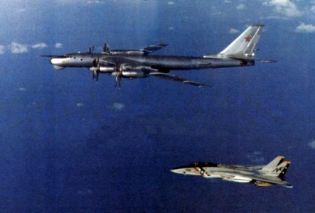 F-14A VF-2 intercepting Soviet Tu-95 c1976