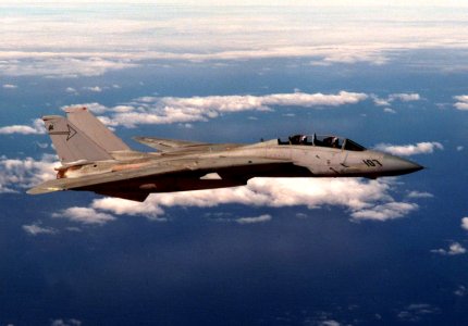F-14A VF-301 in flight near San Diego 1984