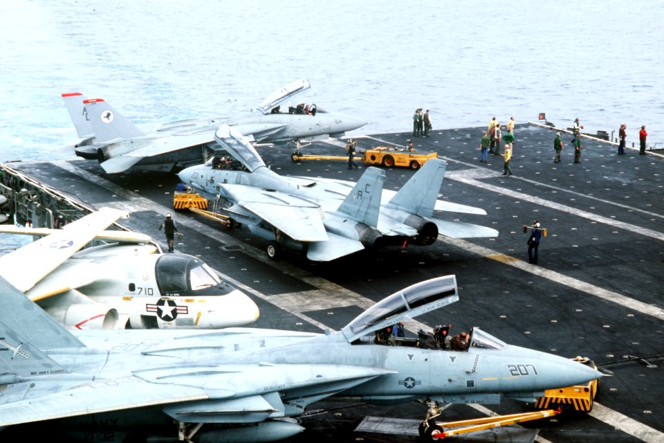 F-14A VF-32 Exercise Display Determination Mediterranean 1986 3