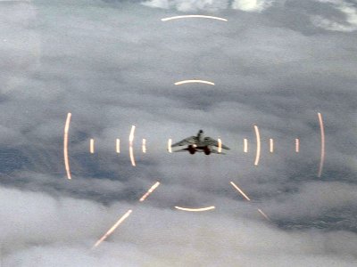 F-14A Tomcat in head-up display c1988