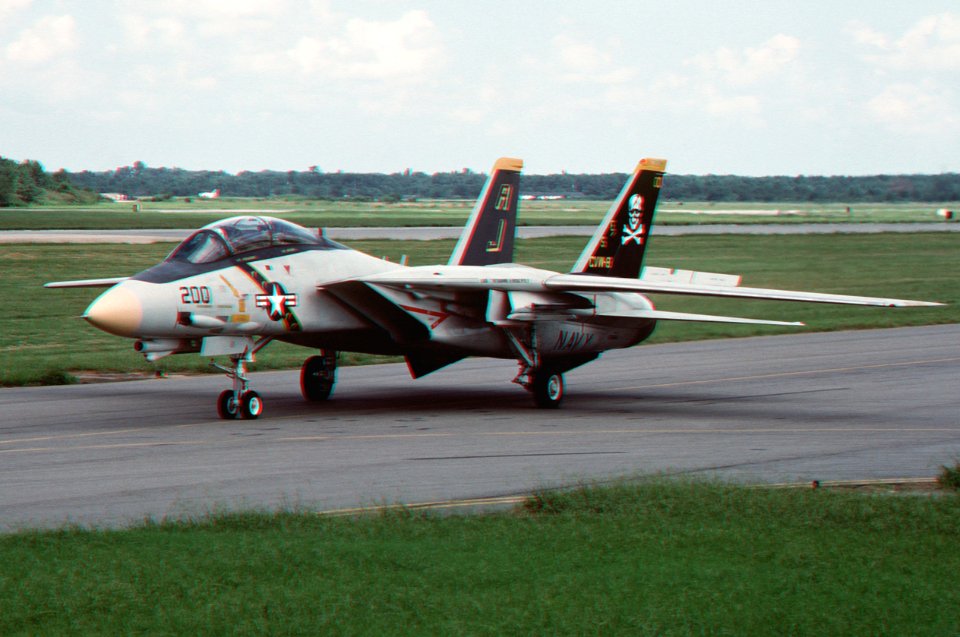 F-14A Tomcat of VF-84 at NAS Oceana in 1989
