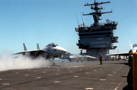 F-14A VF-194 on USS Enterprise (CVN-65) 1987