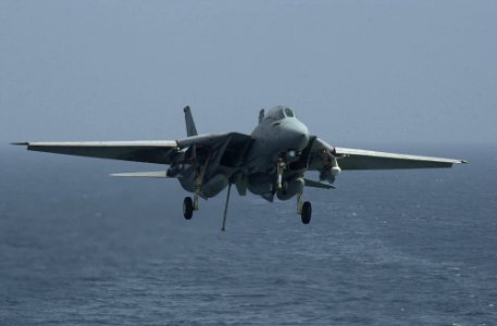 F-14D Landing Indian Ocean - 2001