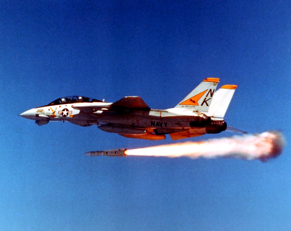 F-14A VF-21 launching AIM-54 Phoenix