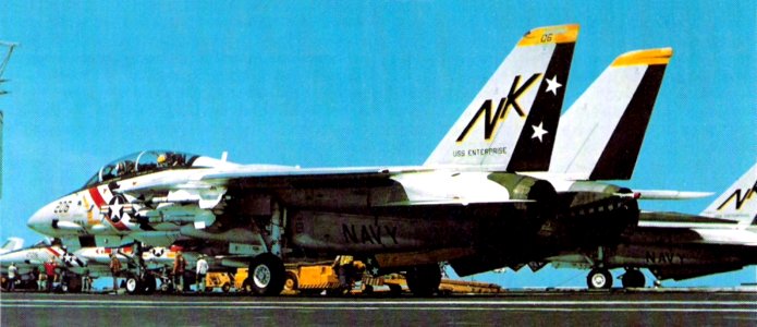 F-14A VF-2 USS Enterprise (CVAN-65) 1975