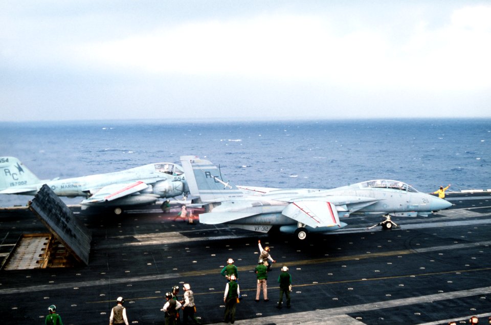 F-14A VF-32 Exercise Display Determination Mediterranean 1986 2